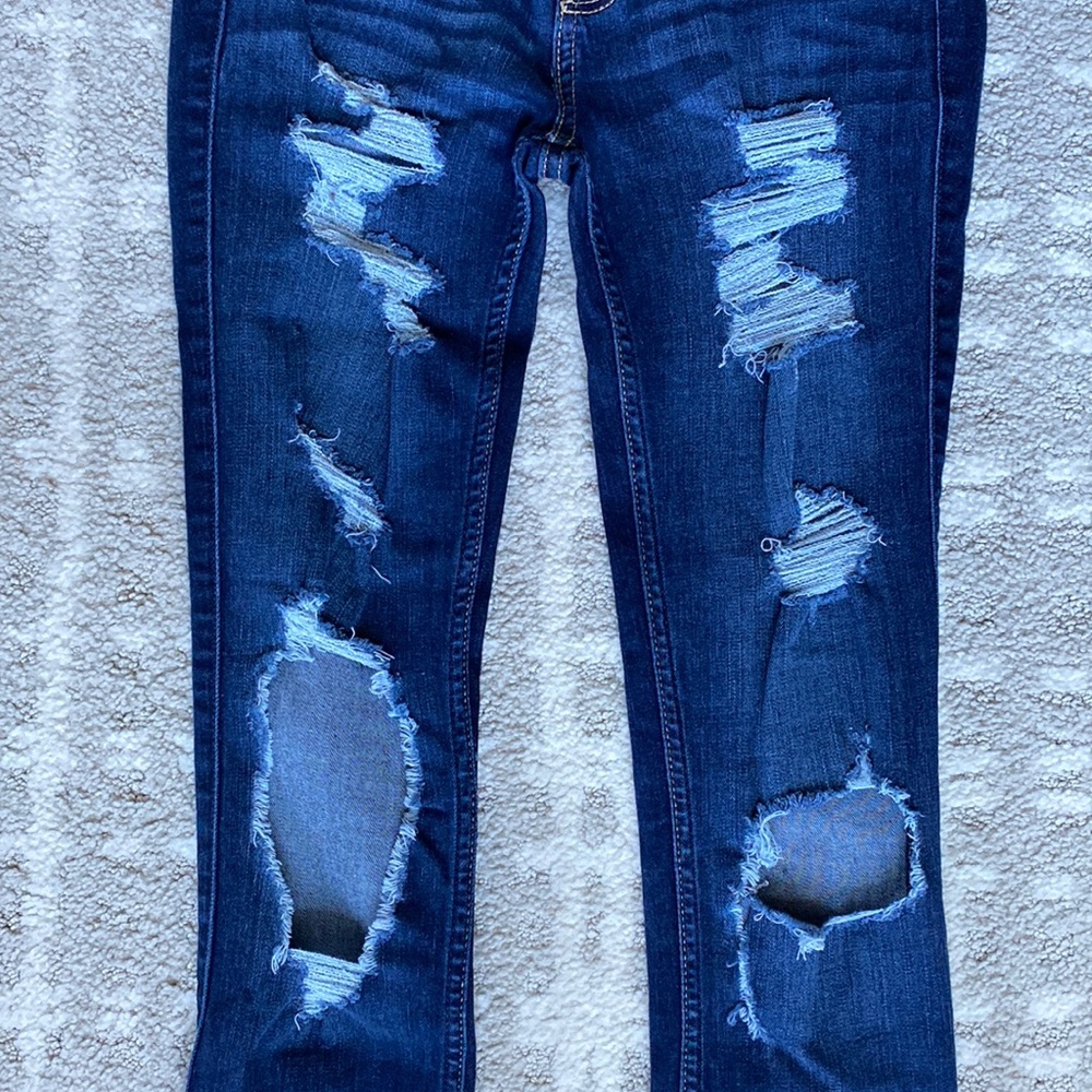 •Hollister• Distressed Super Skinny Jean - Picture 6 of 14